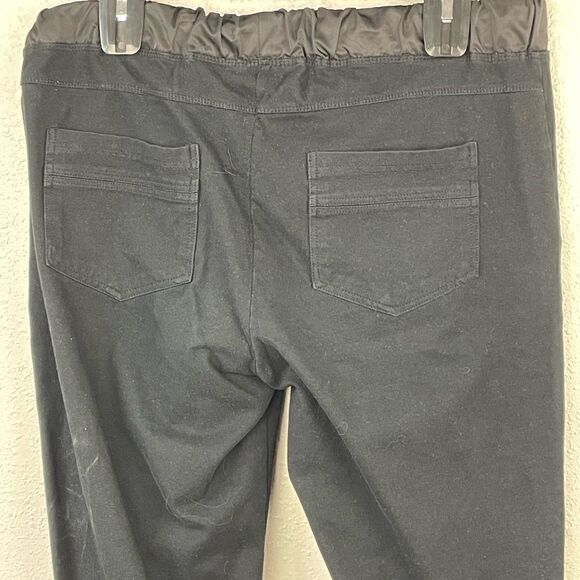 EUC Luciano Dante Womens Black Cozy Pants with Zipper Pockets Size M - Picture 4 of 5